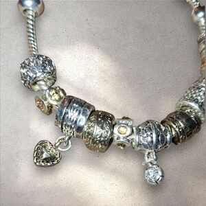 Twotone Charm Bracelet Needs Repair!
